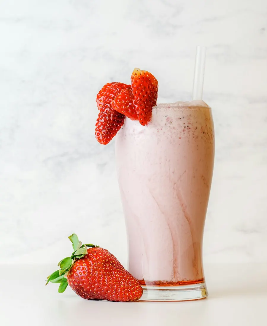 Milkshake de morango